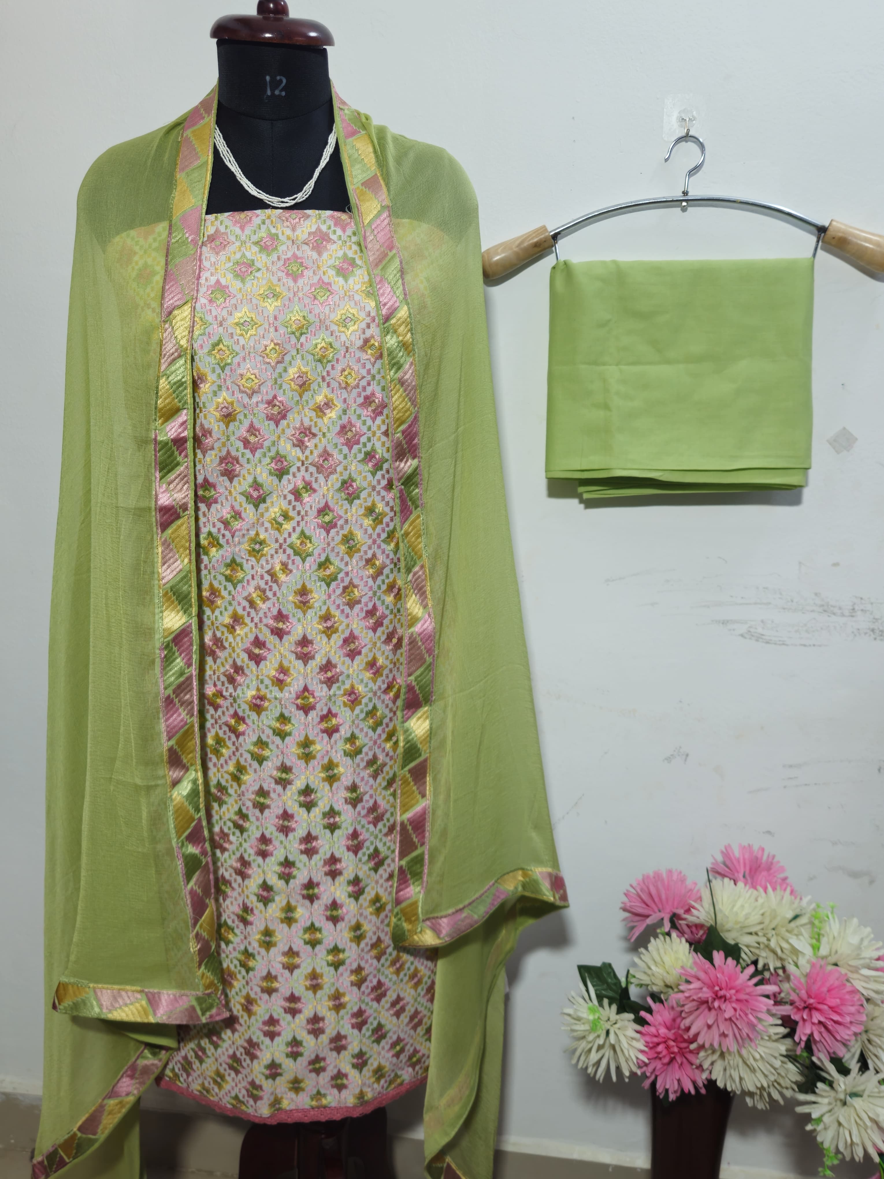061 - Cotton Suit full Embroidery
