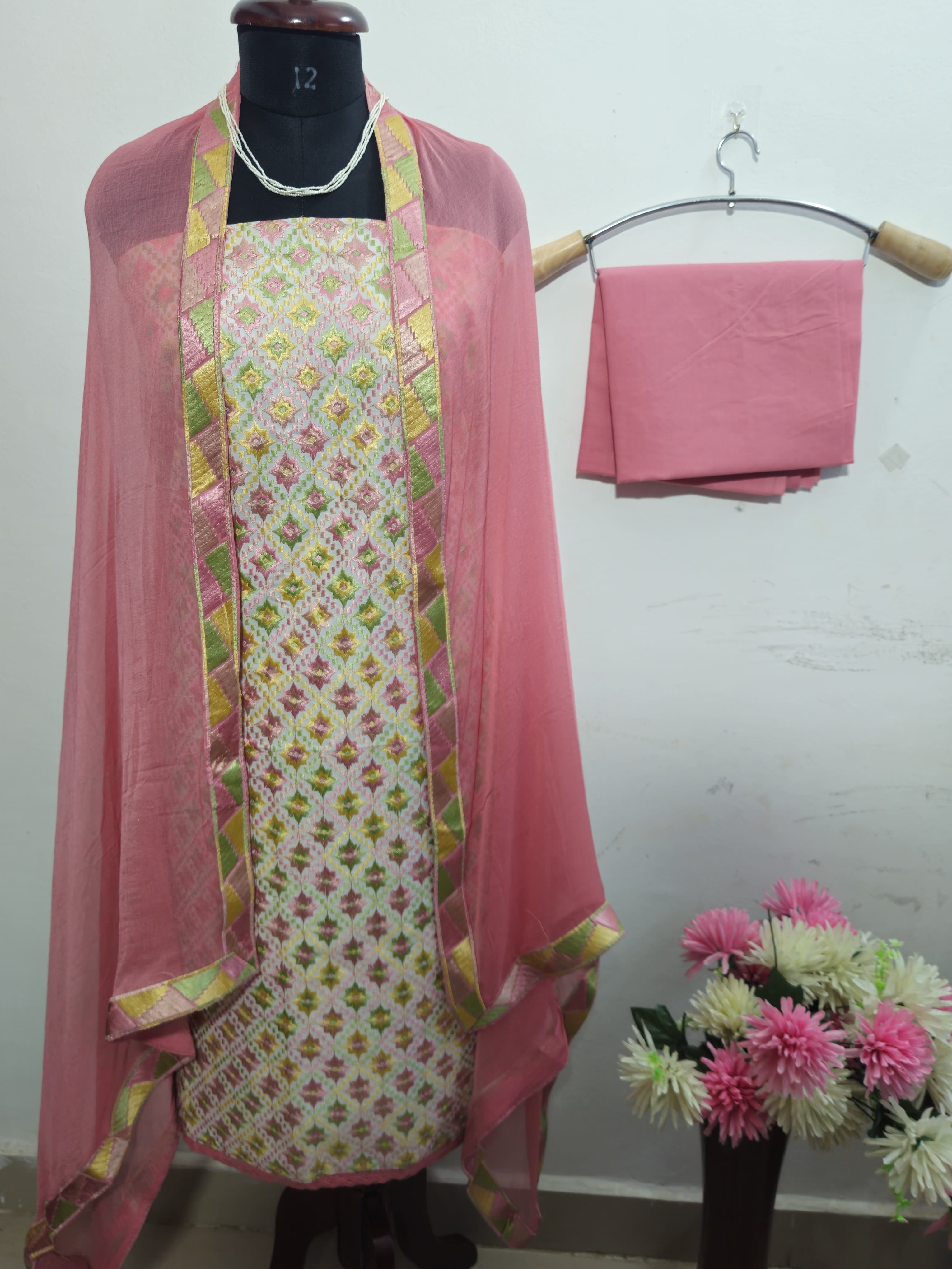 061 - Cotton Suit full Embroidery