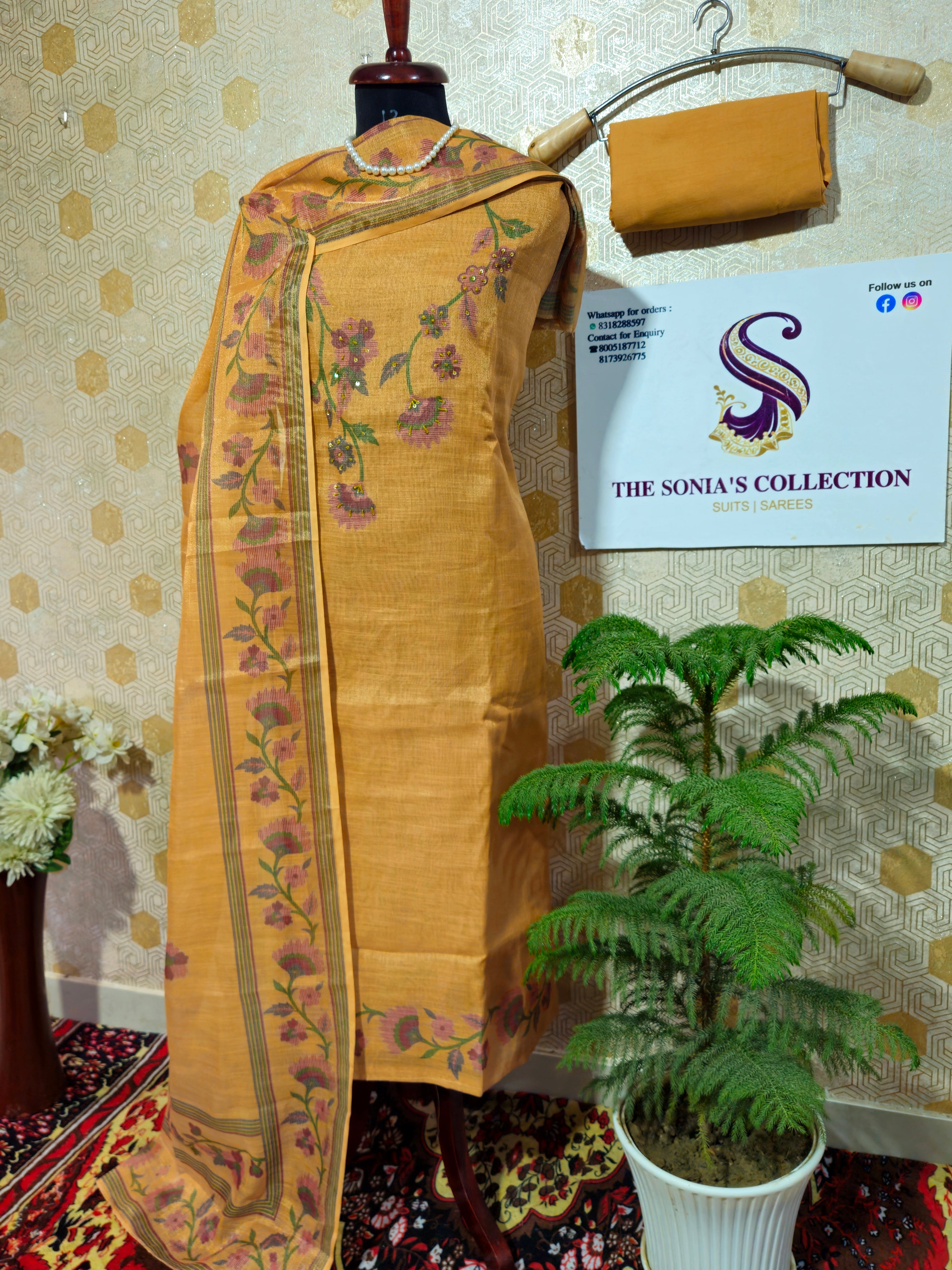 0041 - Beige Linen Suit