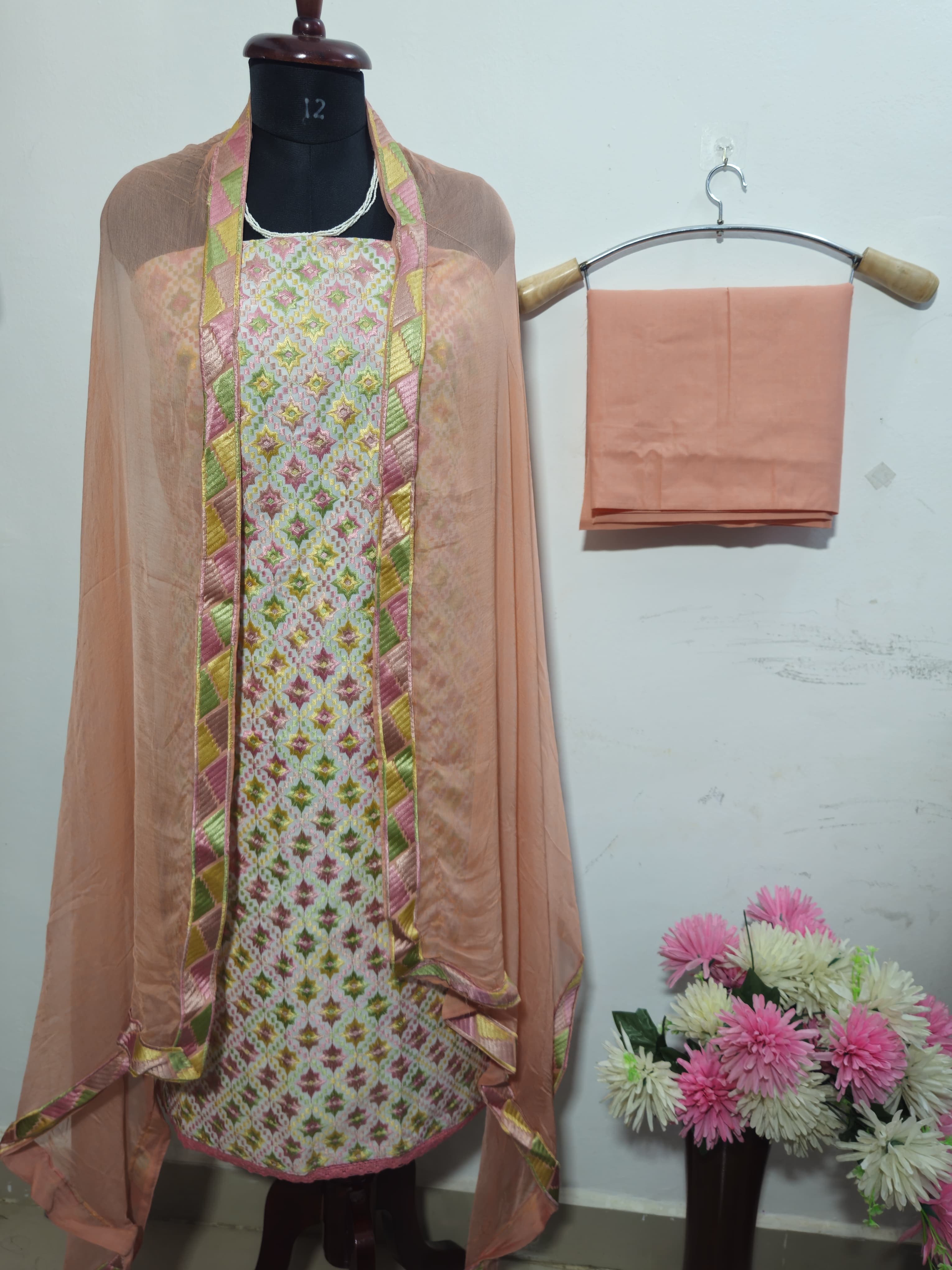 061 - Cotton Suit full Embroidery