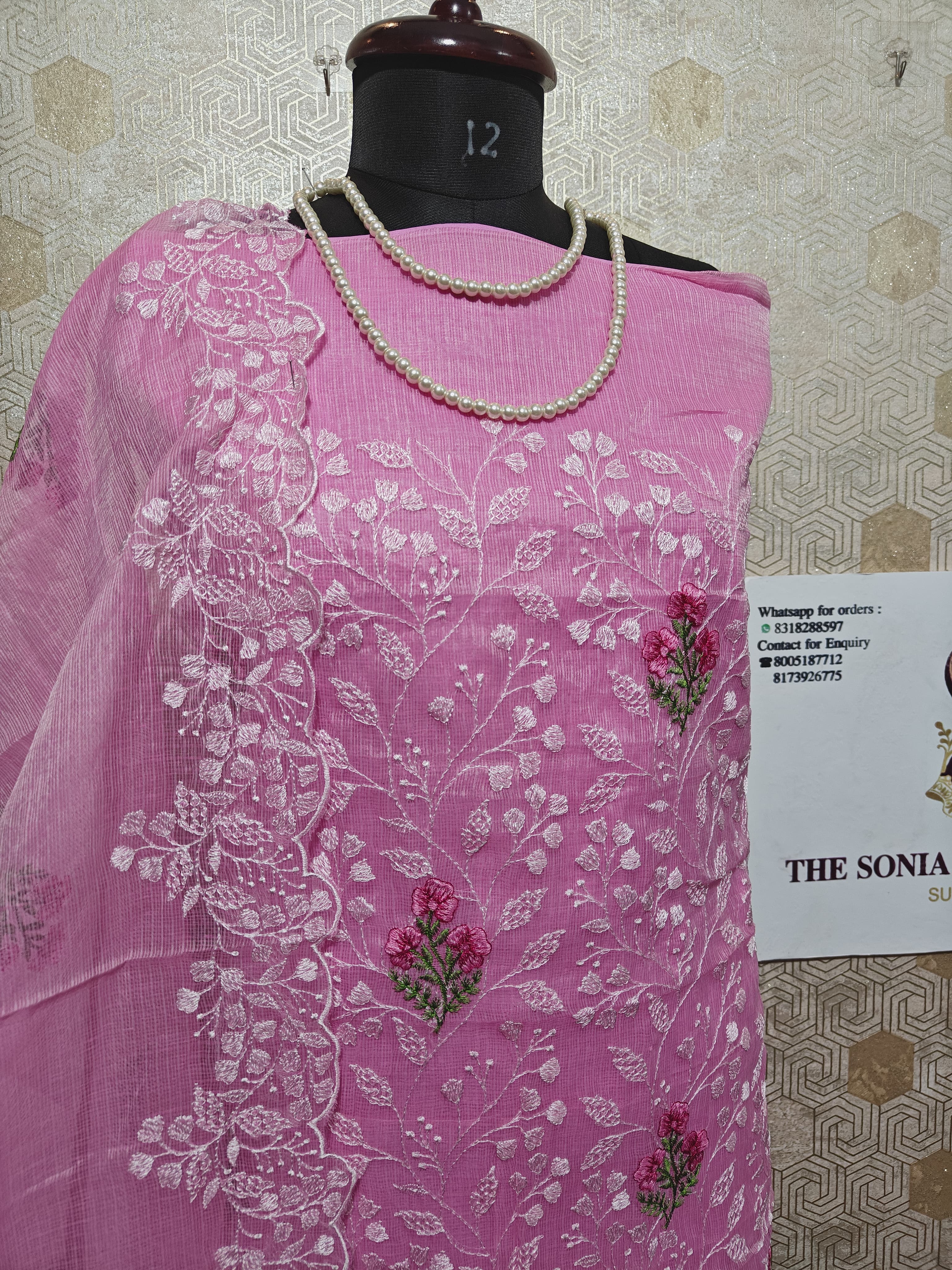 068- Pink Kota Doriya Suit