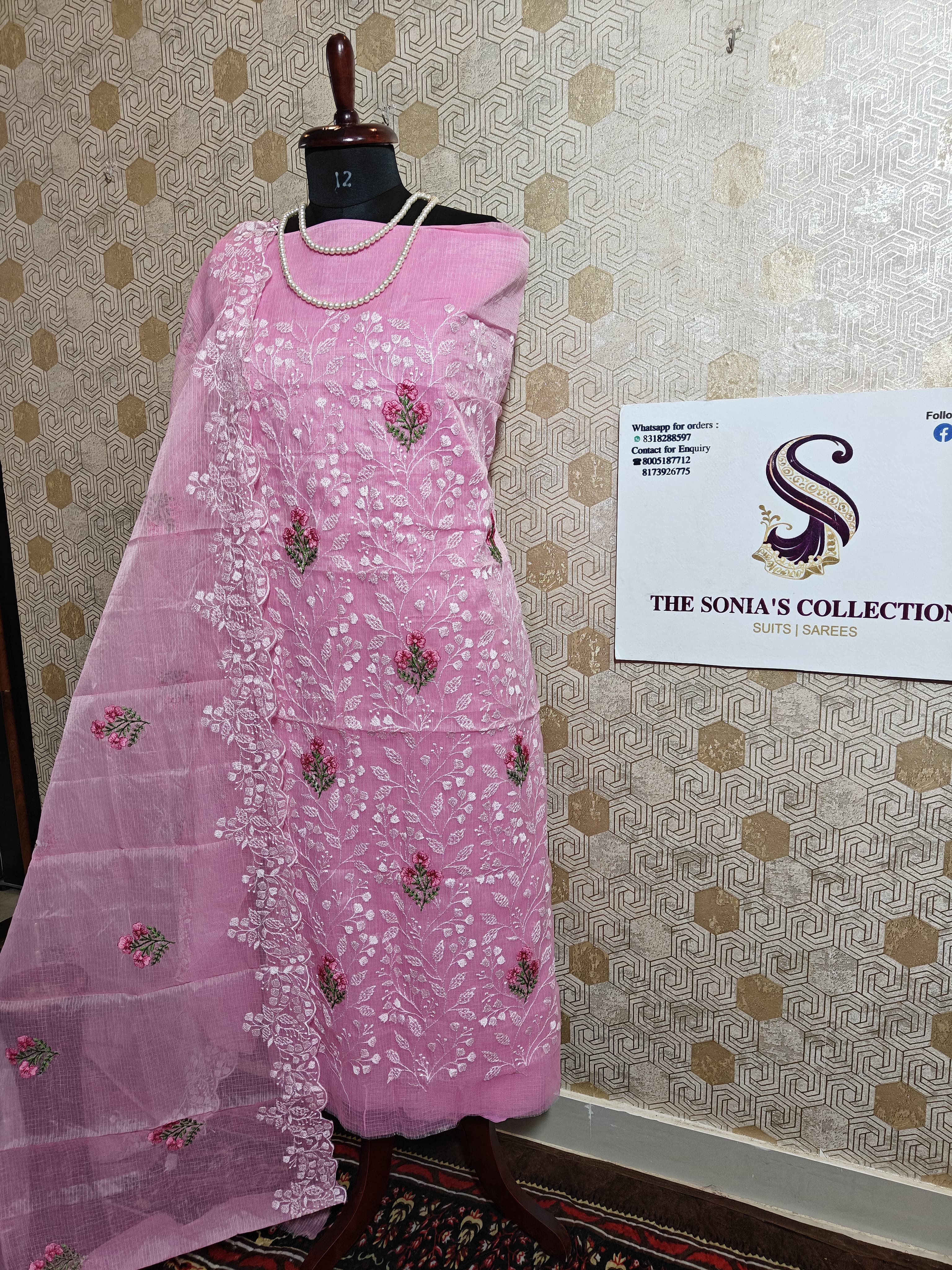 068- Pink Kota Doriya Suit