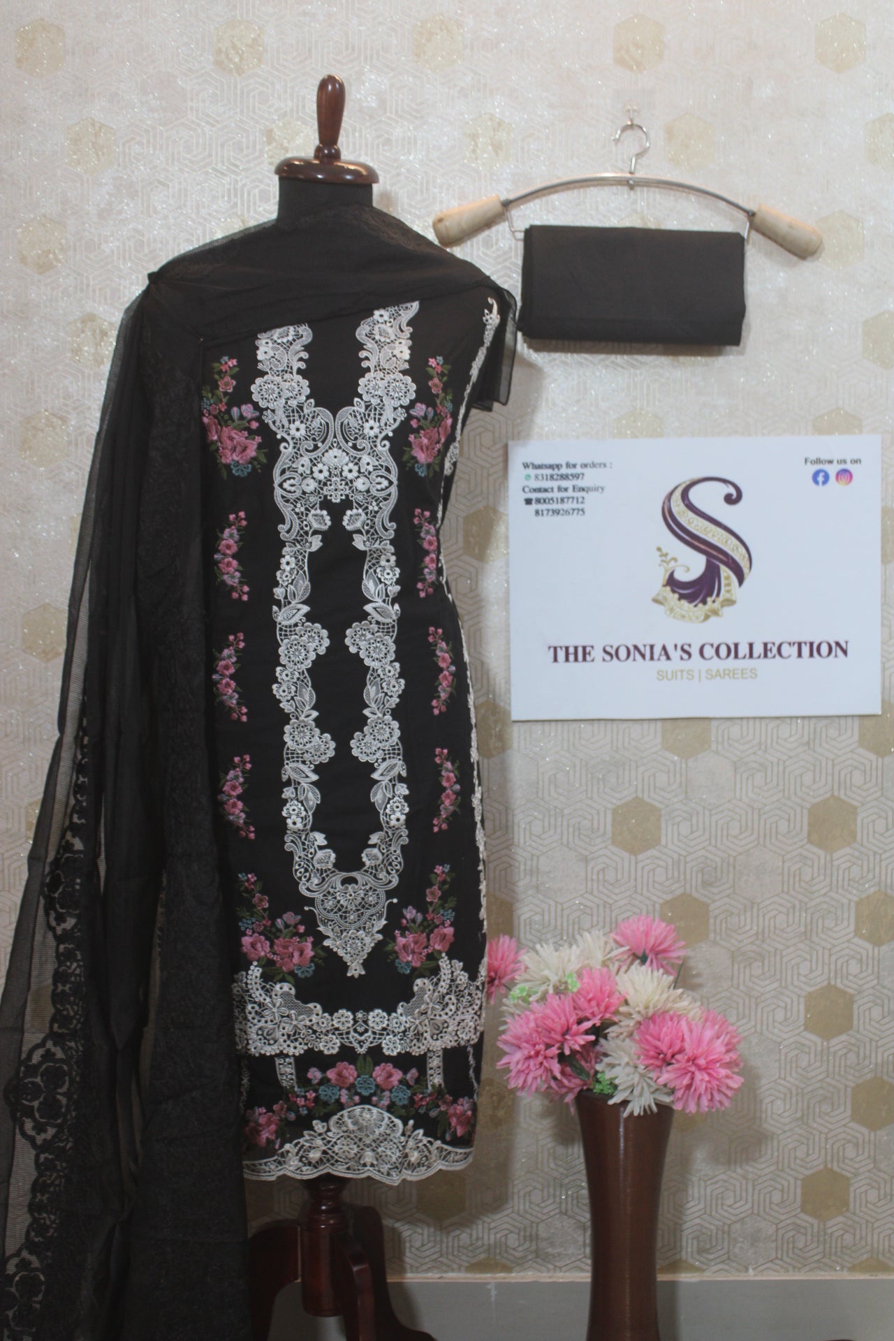 004 - Black Pakistani Suit