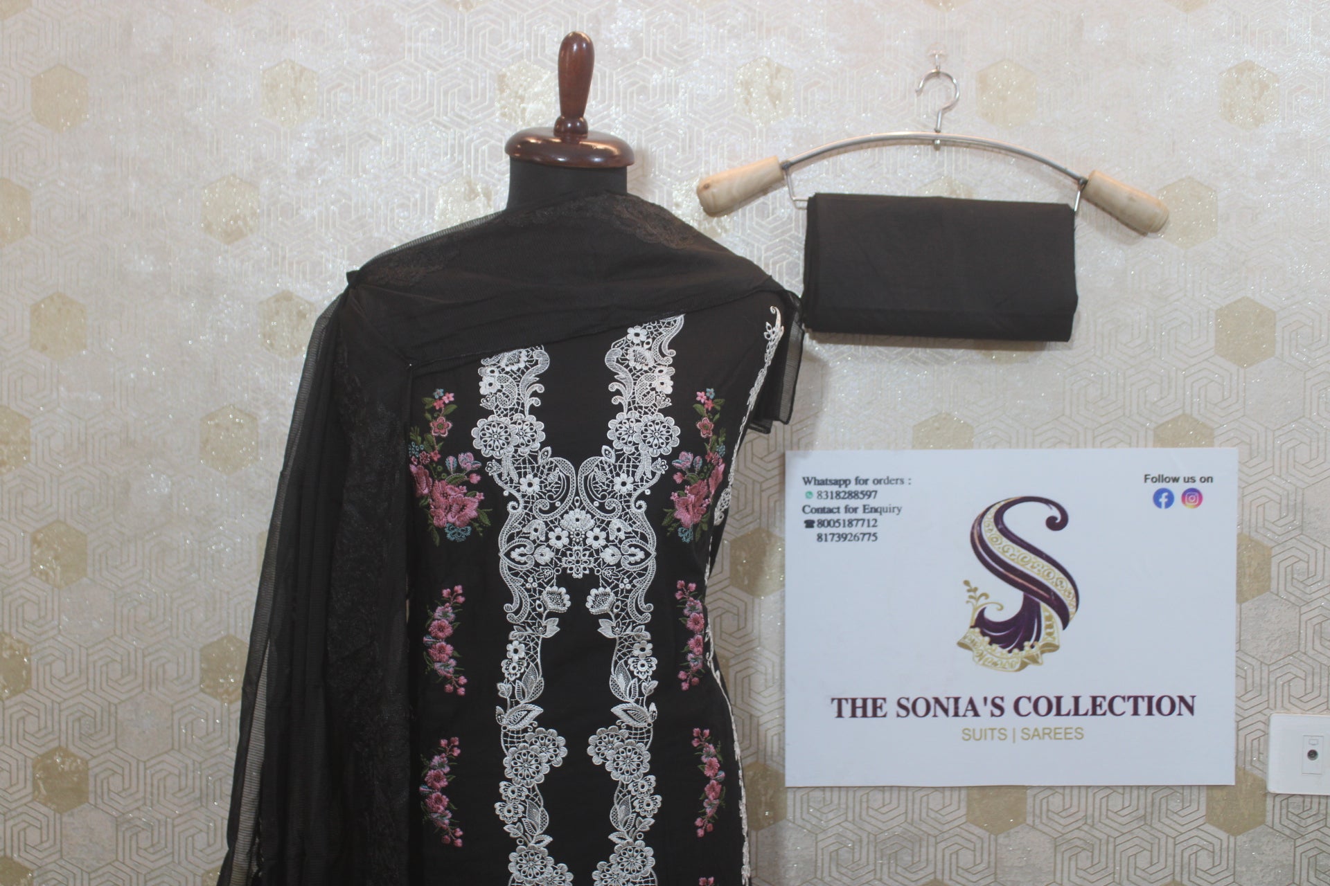 004 - Black Pakistani Suit