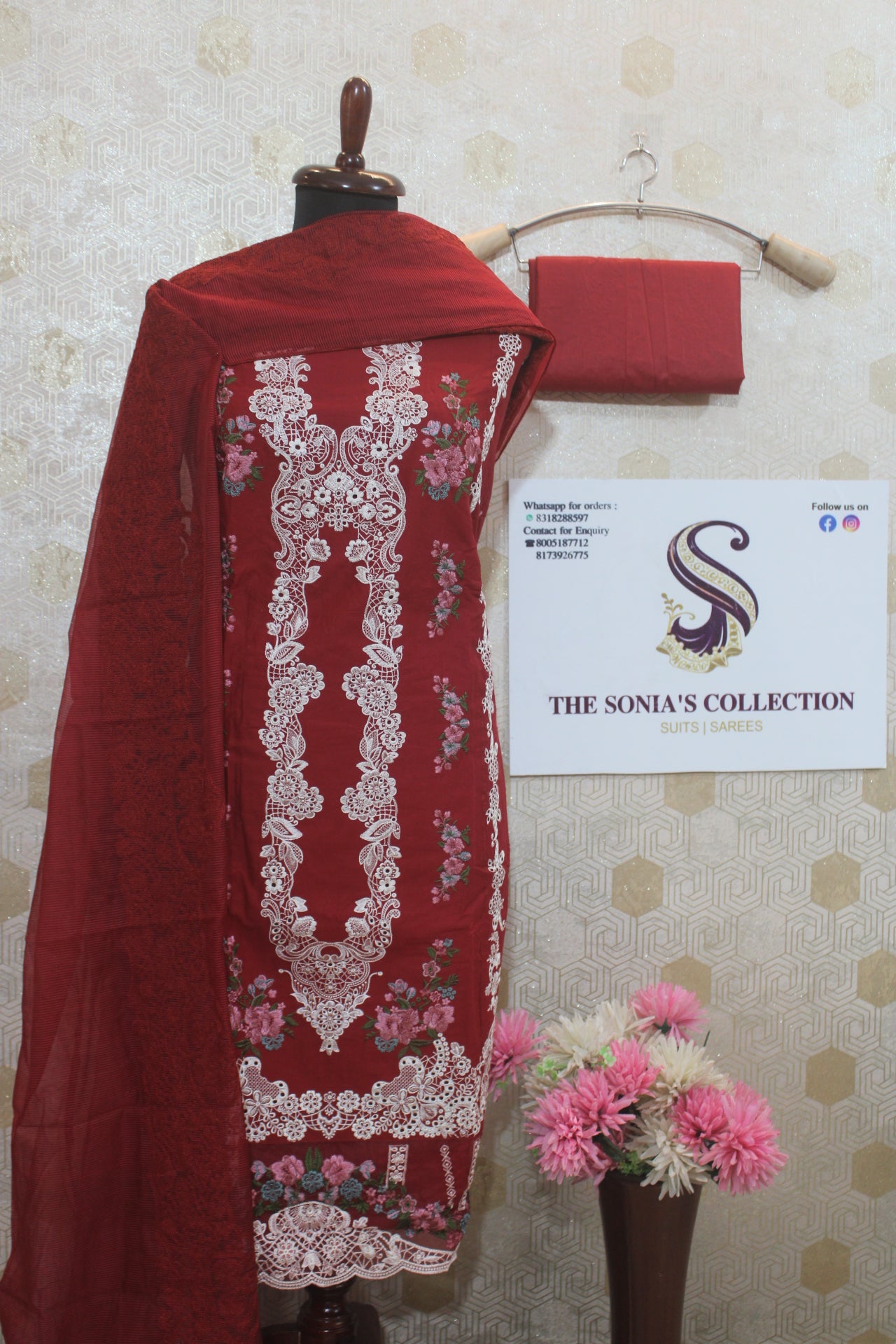 005 - Red Pakistani Suit