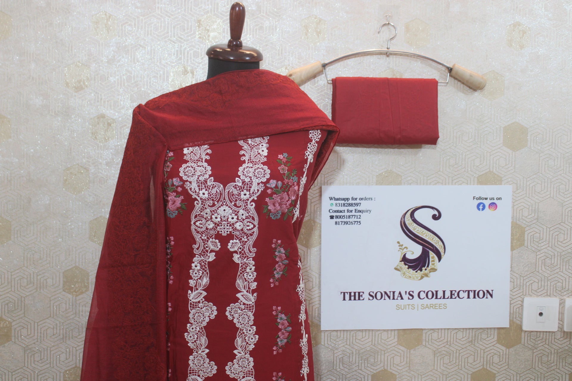 005 - Red Pakistani Suit