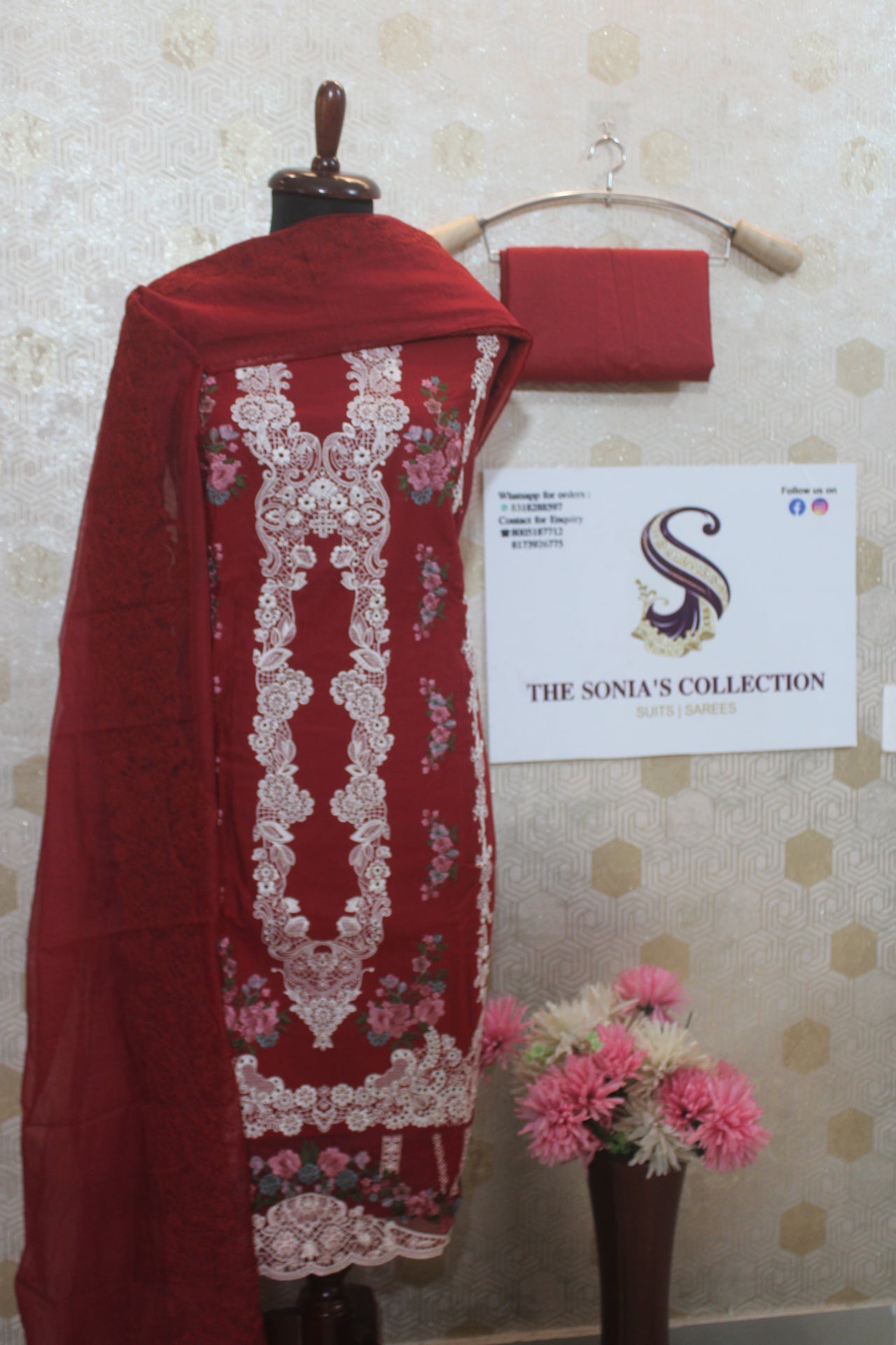 005 - Red Pakistani Suit