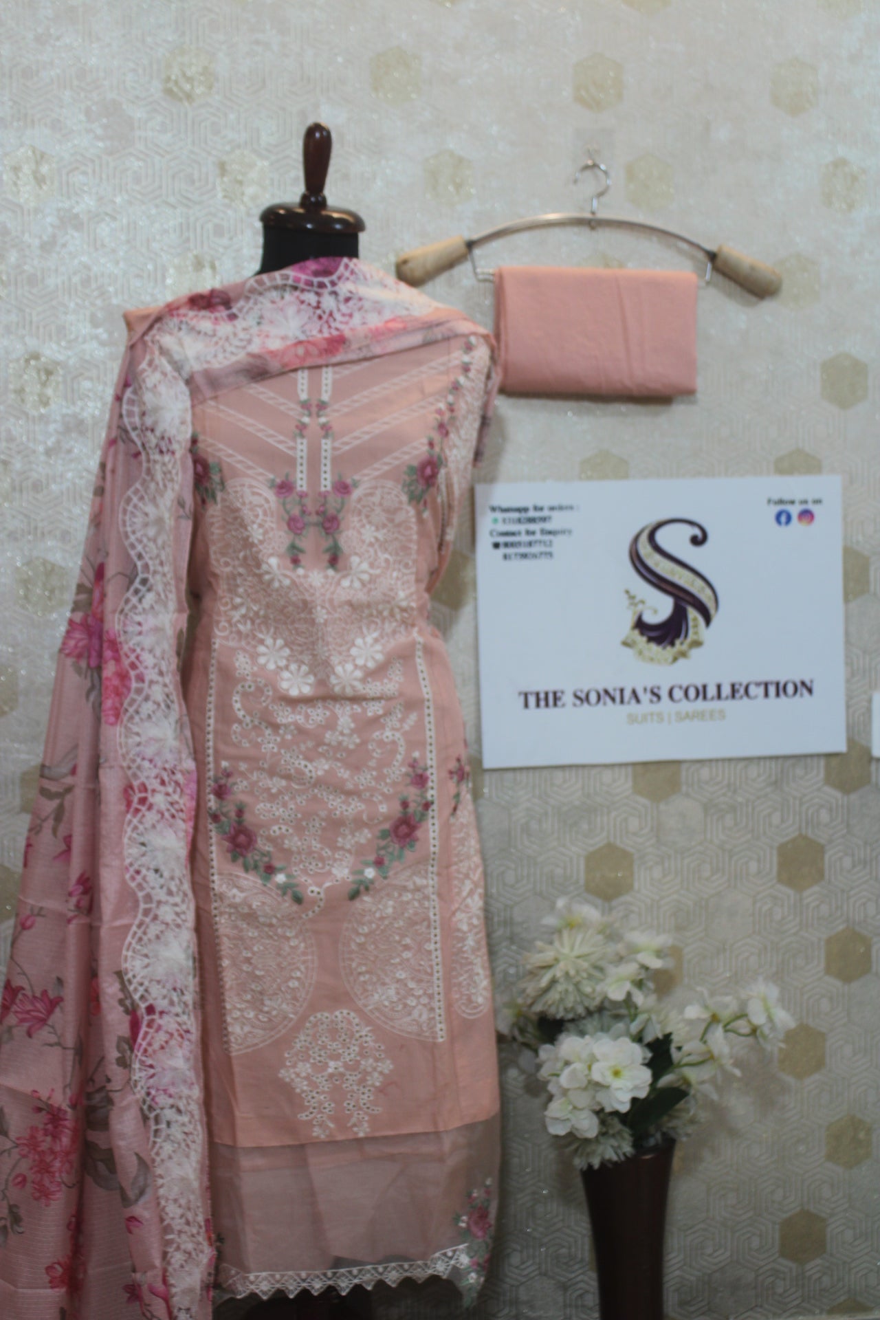 006 - Peach Pakistani Suit