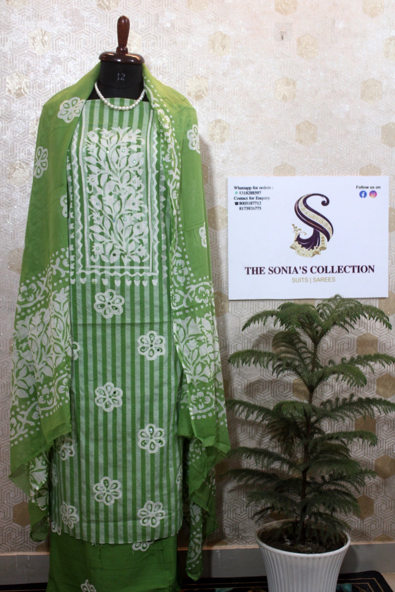 0026 - Green Cotton Suit