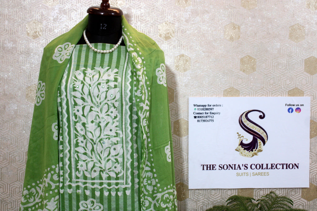 0026 - Green Cotton Suit