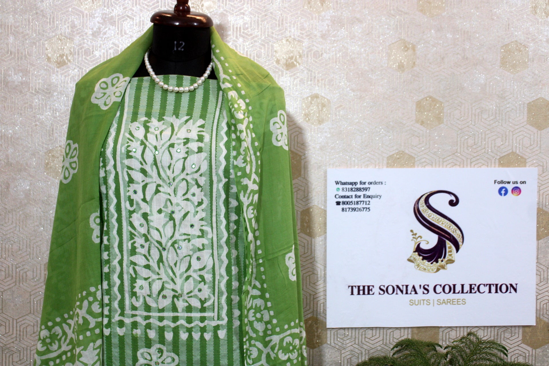 0026 - Green Cotton Suit