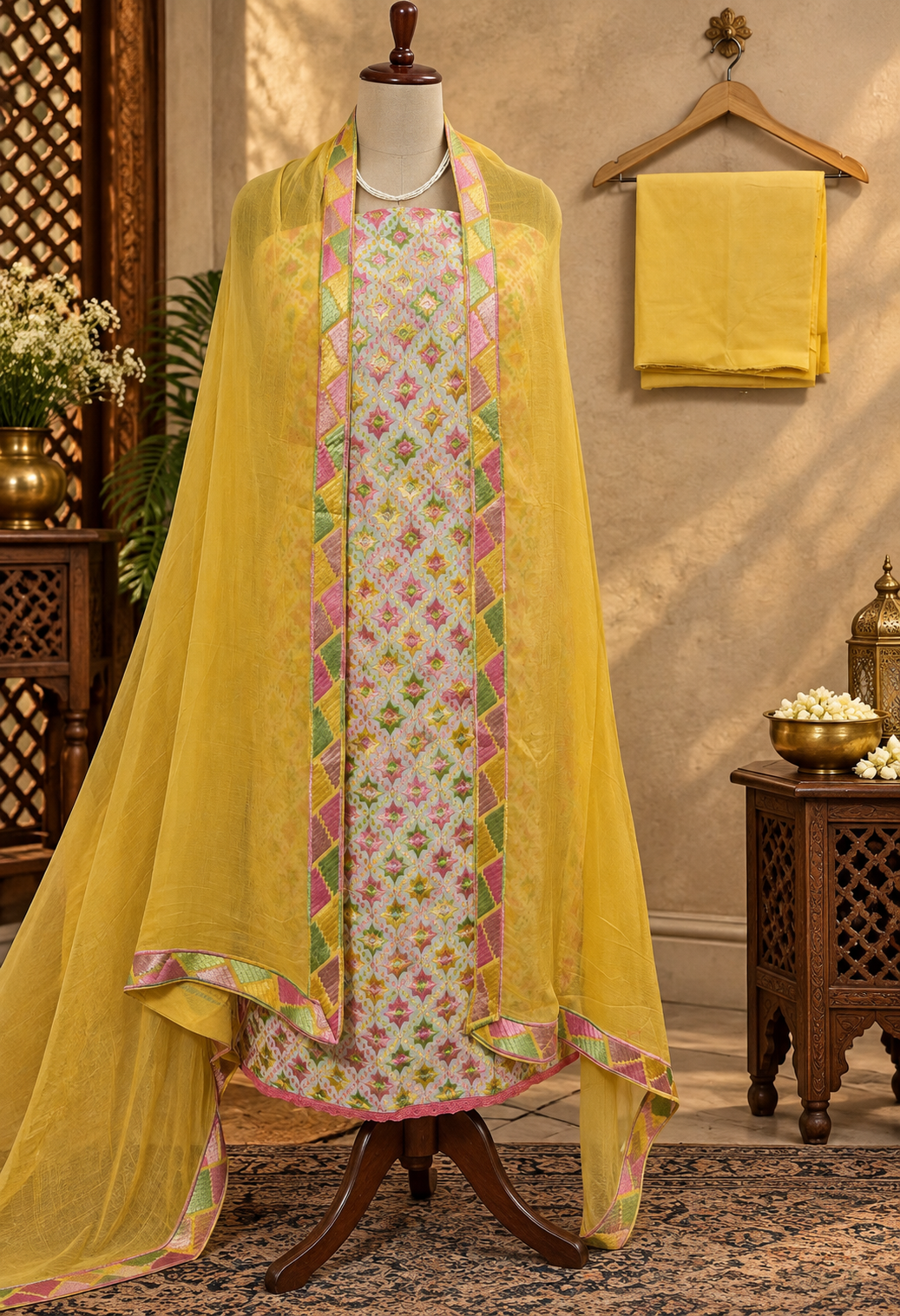 061 - Cotton Suit full Embroidery